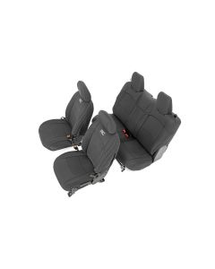 Rough Country 91020 Front & Rear Seat Covers for 18-20 Jeep Wrangler JL