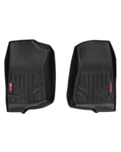 Rough Country M-6150 Front Heavy Duty Fitted Floor Mats for 18-19 Jeep Wrangler JL