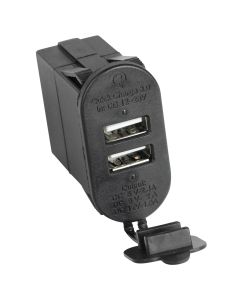 Rugged Ridge 17235.16 Dual USB Port Qi Capabilities 3.0 