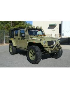 Rugged Ridge 11640.25 Hurricane Flat Fender Flares in Smooth Black for 07-18 Jeep Wrangler JK