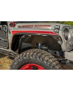 Rugged Ridge 11615.61 Aluminum Inner Fender Flare Liners for 18-20 Jeep Wrangler JL & Gladiator JT