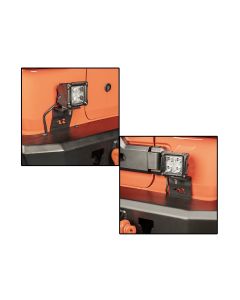 Rugged Ridge 11232.76 Rear LED Cube Light Mounting Pair for 18-20 Jeep Wrangler JL