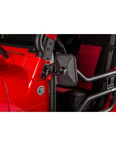 Rugged Ridge Square Stubby Trail Mirror for 97-18 Jeep Wrangler TJ & JK