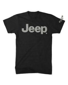 Jeep Merchandise  Mens Jeep Text Blackout T-Shirt 