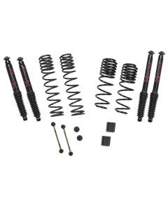 Skyjacker  1-1.5in Dual Rate Coil Suspension System with Black Max Shocks for 18-19 Jeep Wrangler JL 4-Door