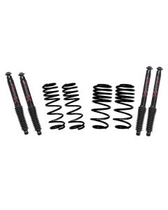 Skyjacker LOWJL025PB 2" Lowering Kit with Black MAX Shocks for 18-19 Jeep Wrangler JL