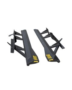 Smittybilt SB61648W Sliders with Steps for 16-23 Toyota Tacoma