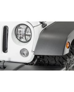 TACTIK HEADLIGHT GUARDS JK TEXT BLK