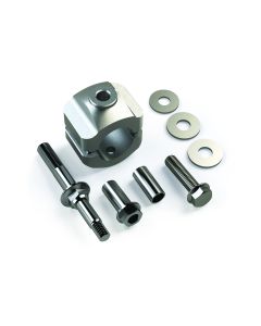 Teraflex 1123140 Steering Stabilizer Relocation Kit for 07-18 Jeep Wrangler JK with OEM Tie Rod