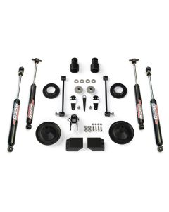 Teraflex 1255200 2.5" Budget Boost with Shocks for 07-18 Jeep Wrangler JK