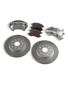 Teraflex 4303420 Front Big Brake Kit with Slotted Rotors for 07-18 Jeep Wrangler JK