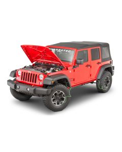 Up Down Air  Air it Up Onboard Air Delivery System Front Engine Mount with 2 VIAIR 400C Air Compressors for 07-18 Jeep Wrangler JK