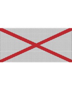 UTS JK ALABAMA FLAG GRILL INSERT
