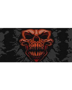 Under The Sun Inserts  Skull Series Grille Insert for 18-21 Jeep Wrangler JL