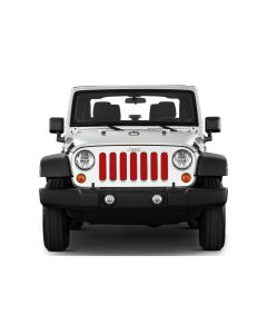UTS JK FLAME RED GRILL INSERT