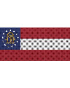 UTS JK GEORGIA FLAG GRILL INSERT