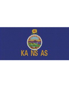 UTS JK KANSAS FLAG GRILL INSERT