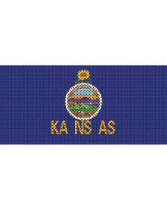 UTS JK KANSAS FLAG GRILL INSERT