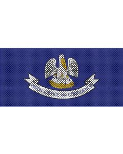 UTS JK LOUISIANA FLAG GRILL INSERT