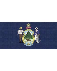 UTS JK MAINE FLAG GRILL INSERT