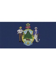UTS JK MAINE FLAG GRILL INSERT