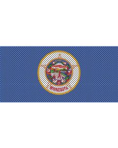 UTS JK MINNESOTA FLAG GRILL INSERT