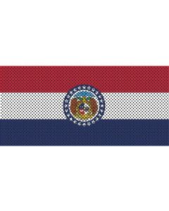 UTS JK MISSOURI FLAG GRILL INSERT