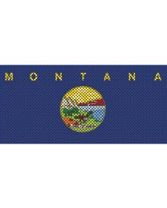 UTS JK MONTANA FLAG GRILL INSERT