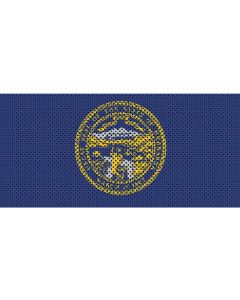 UTS JK NEBRASKA FLAG GRILL INSERT