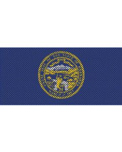 UTS JK NEBRASKA FLAG GRILL INSERT