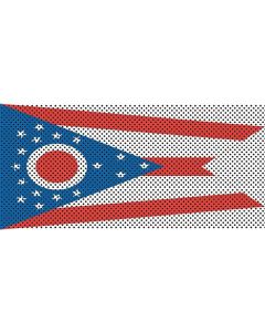 UTS JK OHIO FLAG GRILL INSERT
