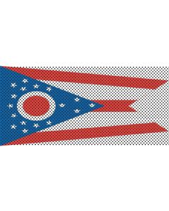 UTS JK OHIO FLAG GRILL INSERT
