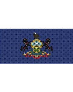 UTS JK PENNSYLVANIA FLAG GRILL INSERT