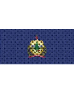UTS JK VERMONT FLAG GRILL INSERT