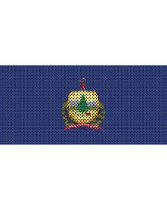 UTS JK VERMONT FLAG GRILL INSERT