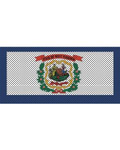 UTS JK WEST VIRGINIA FLAG GRILL INSERT