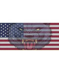 UTS JK WOLF FLAG GRILL INSERT