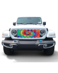 Tie Dye 2024 Jeep Wranger Grille Insert