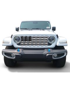 Black and White  2024 Jeep Wranger Grille Insert