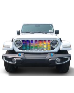 Under The Sun Inserts  Sunset Grille Insert for 24 Jeep Wrangler JL and Gladiator JT