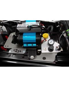 Up Down Air 22-7810 Engine Mount for ARB Dual Air Compressor - Gray for 07-18 Jeep Wrangler JK