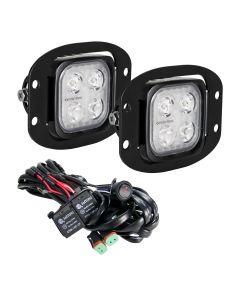 Vision X 9933108 DURAmini Flush Mount Driving/Fog Combo LED Kit 