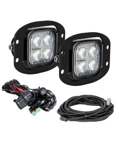 Vision X 9933115 DURAmini Flush Mount Reverse/Scene Flood Combo LED Kit 