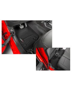 WeatherTech 441313-1-2 DigitalFit Front & Rear FloorLiners in Black for 18-19 Jeep Wrangler Unlimited JL