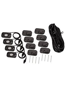 Westin 09-80015 LED Rock Light Kit for 07-21 Jeep Wrangler JL and JK