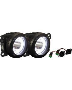 Vision X 9891828 LED Fog Lights for 07-18 Jeep Wrangler JK