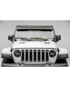 ZROADZ Z7374831-BK4  Roof Level Mounting Kit for a 50" LED Light Bar & (4) 3" LED Pods  for 18-21 Jeep Wrangler JL & Gladiator JT