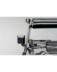 ZROADZ Z334851 Side Mount 3" LED Pod Light Brackets  for 18-21 Jeep Wrangler JL & Gladiator JT with ZROADZ Front Roof Mounts
