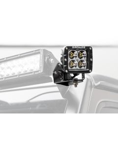 ZROADZ Z334851-KIT2 Side Mount Brackets with (2) 3" LED Pod Lights  for 18-21 Jeep Wrangler JL & Gladiator JT with ZROADZ Front Roof Mounts