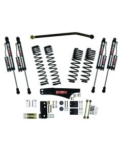 Skyjacker JK40BKXLT 4" Dual Rate Long Travel Suspension Lift with ADX 2.0 Remote Reservoir Shocks for 07-18 Jeep Wrangler JK 